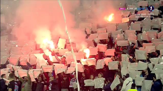 Atmosferă sud-americană la Oțelul - FCSB! Fanii au pregătit un adevărat spectacol în tribune_9