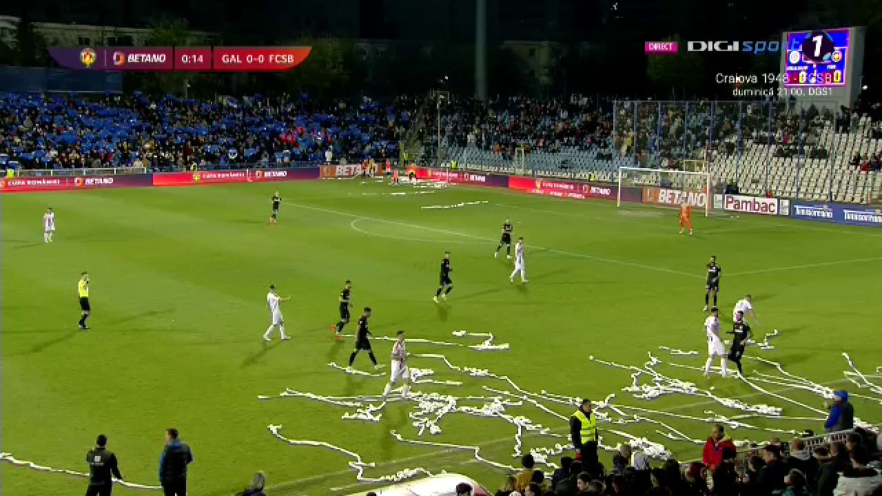 Atmosferă sud-americană la Oțelul - FCSB! Fanii au pregătit un adevărat spectacol în tribune_13