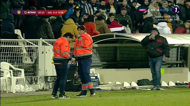 Explicația hilară pentru gazele lacrimogene de la Oțelul Galați - FCSB: „I s-a agățat colegului spray-ul în gard!”_3