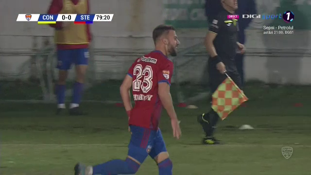 Concordia Chiajna - CSA Steaua 0-1 | &bdquo;Militarii&rdquo; obțin cele trei puncte, grație reușitei lui Chunchukov&nbsp;