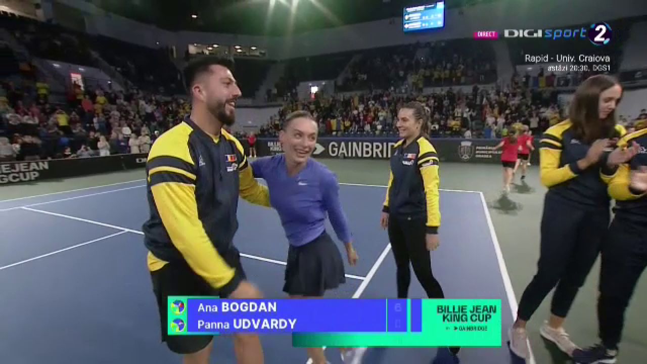 România învinge Ungaria în barajul din Billie Jean King Cup! Ana Bogdan a dus scorul la 3-0 cu o nouă victorie clară_20