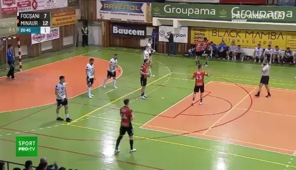 CSM Focșani - Minaur Baia Mare | Ultimele cinci minute din prima repriză