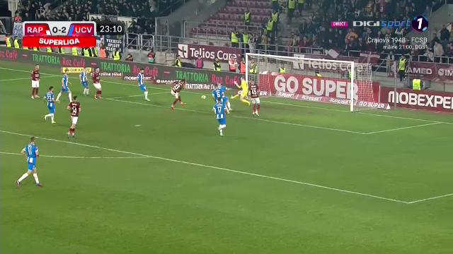 Rapid - Univ. Craiova 2-2! Giuleștenii au revenit de la 0-2 în repriza secundă și au salvat un punct_5