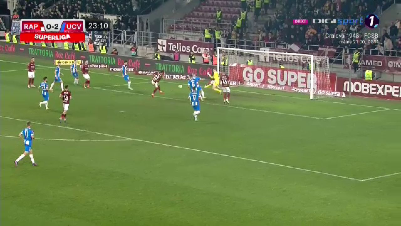 Rapid - Univ. Craiova 2-2! Giuleștenii au revenit de la 0-2 în repriza secundă și au salvat un punct_5