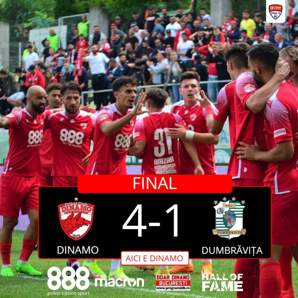 Borcea show în Dinamo - CSC Dumbrăvița! 5 goluri înscrise în meciul ”câinilor”, capital pentru play-off_8
