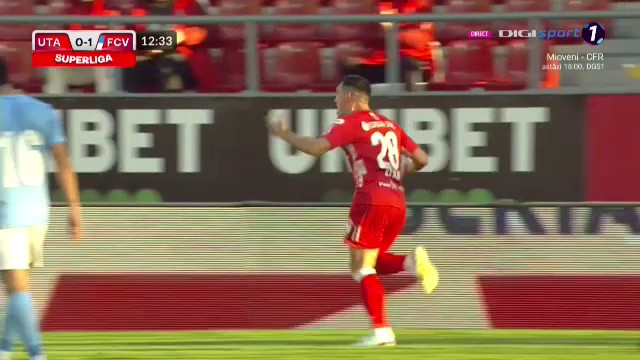 UTA Arad - FC Voluntari 1-1 | Damașcan și Keșeru au rămas singurii marcatori de pe &bdquo;Francisc von Neuman&rdquo;, după un start de &bdquo;foc&rdquo;