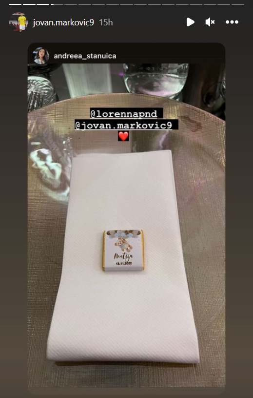Exclus din lot de Mirel Rădoi, Jovan Markovic și-a găsit timp să-și boteze primul copil! _3