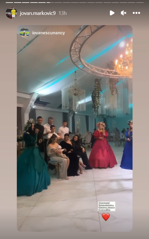 Exclus din lot de Mirel Rădoi, Jovan Markovic și-a găsit timp să-și boteze primul copil! _4