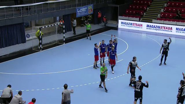 Cum a făcut asta? Aruncare magnifică reușită de Ante Kuduz în derby-ul CSA Steaua - CS Dinamo. Handbalistul a „spart” zidul advers_18