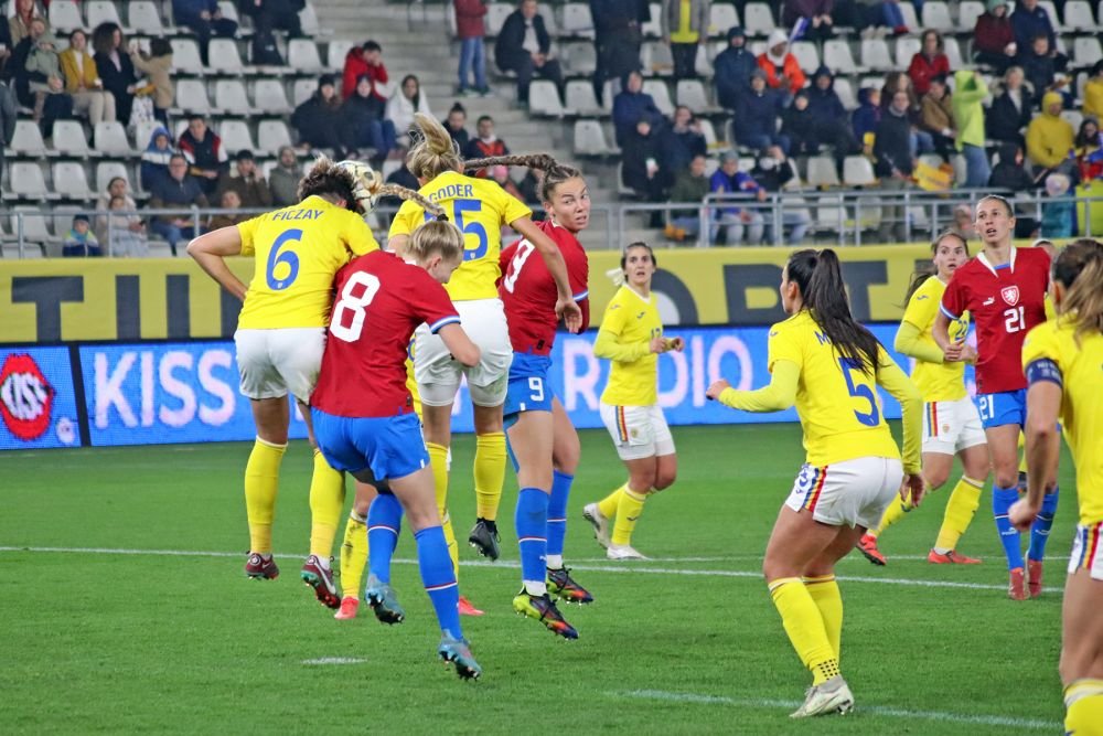 Naționala feminină a avut o evoluție foarte bună, dar a pierdut la limită în fața Cehiei_33