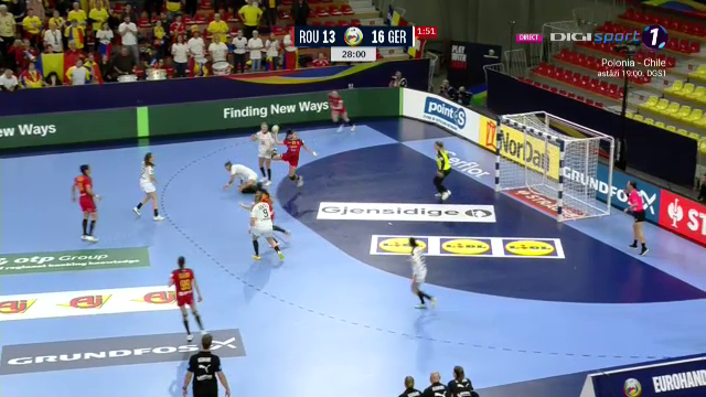 România - Germania 28-32. Final de European pentru tricolore, care rămân cu un gust amar după arbitrajul cu Muntenegru. Neagu, golul 300_6