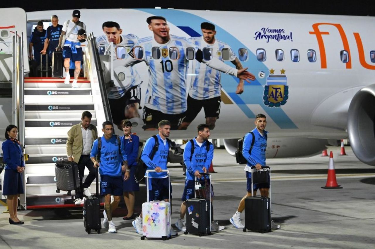 Argentina lui Leo Messi a ajuns în Qatar!