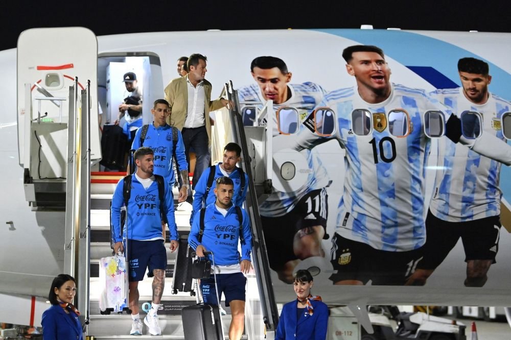 Argentina lui Leo Messi a ajuns în Qatar! 