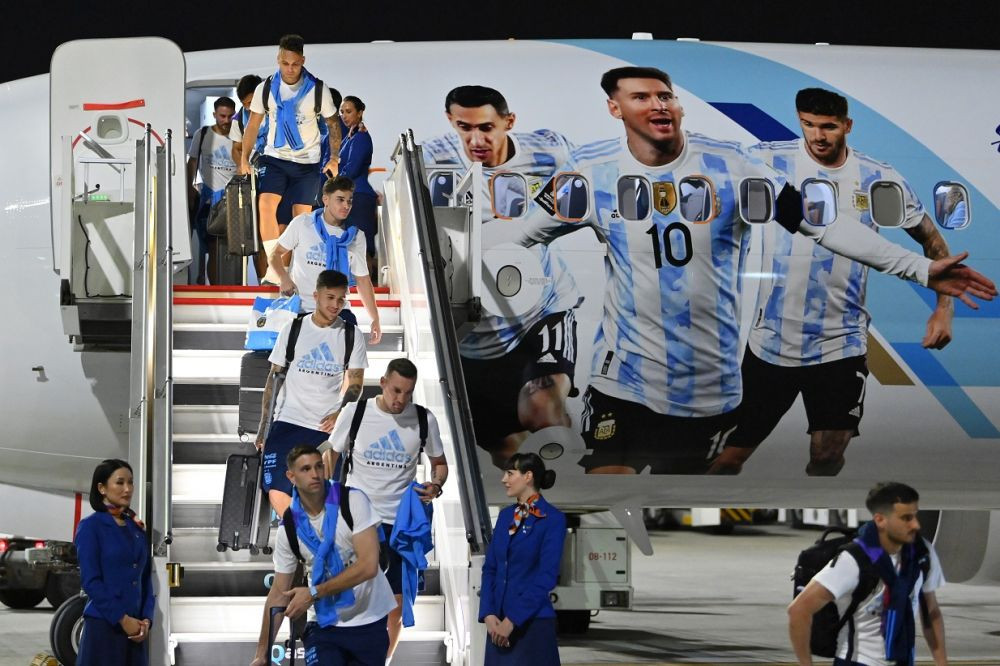 Argentina lui Leo Messi a ajuns în Qatar! 