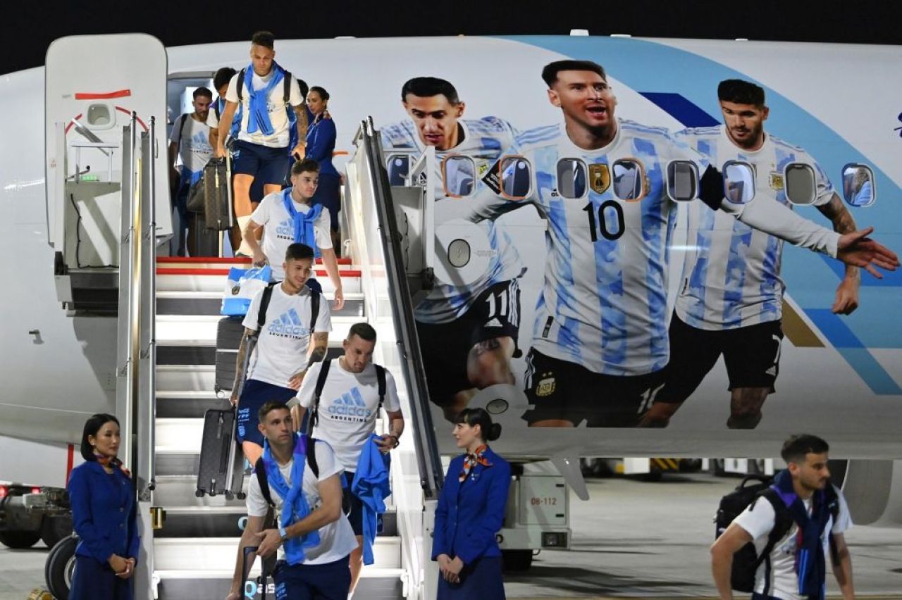 Argentina lui Leo Messi a ajuns în Qatar!