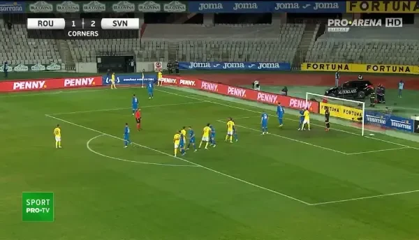 Rom&acirc;nia - Slovenia 0-0 | Ocazie Andrei Burcă