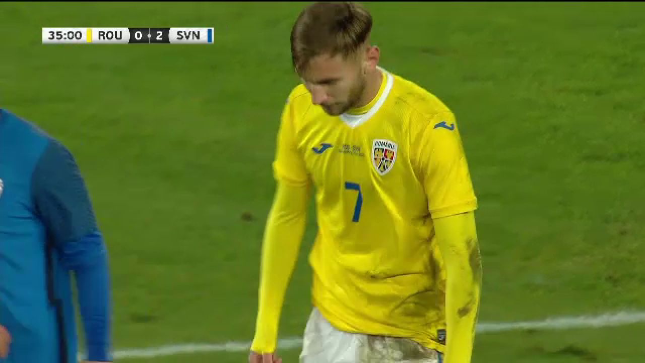 Denis „Zmeu” Drăguș! Șut complet eșuat în România - Slovenia_15