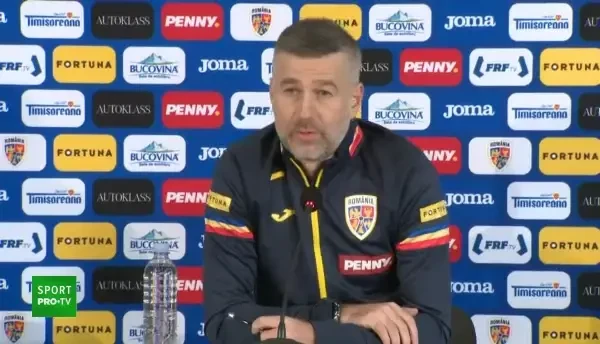 Conferință de presă Edward Iordănescu înainte de Moldova - România