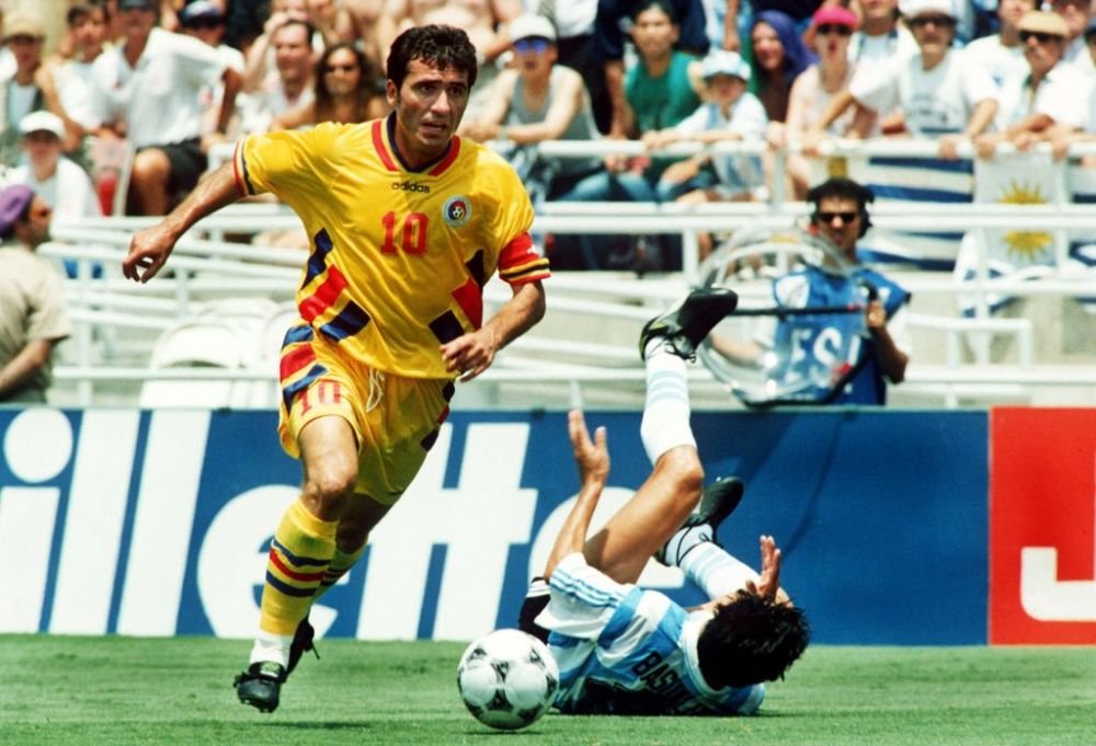 Gheorghe Hagi și restul lumii! 'Regele' a fost cel mai bun jucător de la Campionatul Mondial din 1994! Cum arată clasamentul _6
