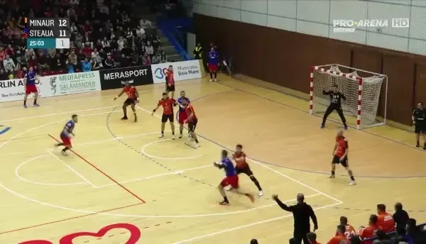 Minuar Baia Mare - Steaua | Prima repriză