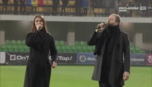 Moldova - România | Imnurile celor țări, interpretate de Cristofor Aldea-Teodorovici