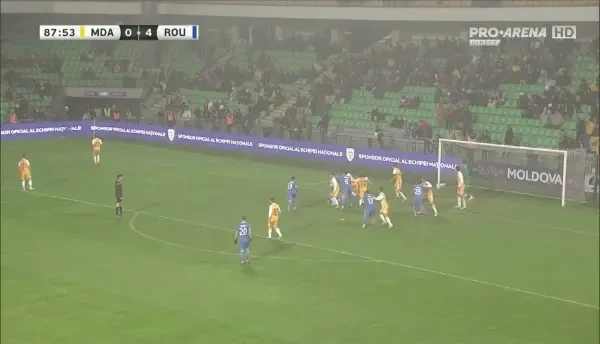 Moldova - România | Minutul 89: GOL România!