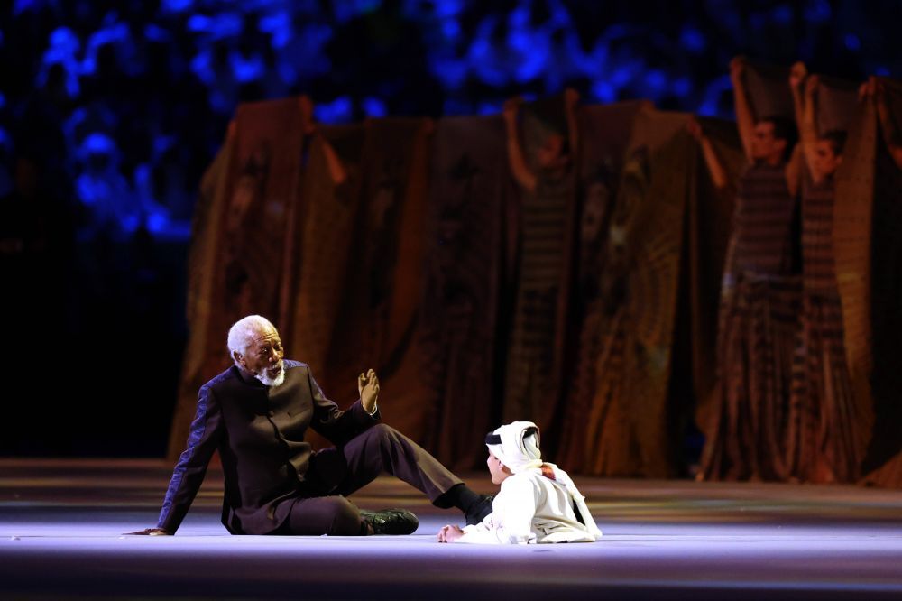 Cine este Ghanim Al Muftah, tânărul care a apărut cu Morgan Freeman pe scenă la ceremonia de deschidere a Campionatul Mondial_8