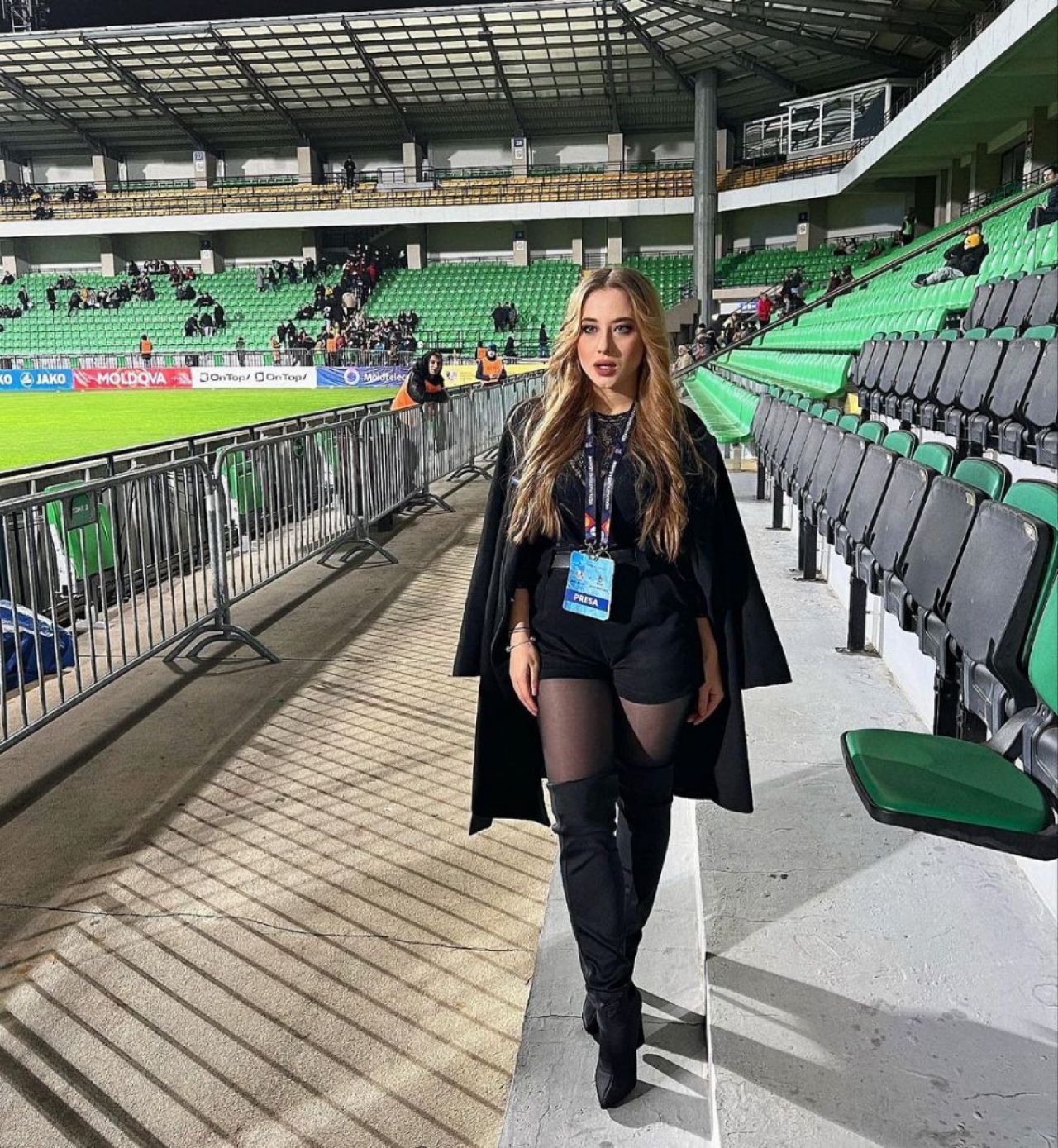 Olivia Cucoș a fost atracția serii la Moldova - România 0-5! Jucătorii preferați din Liga 1 ai jurnalistei de la TeleRadio Moldova _47