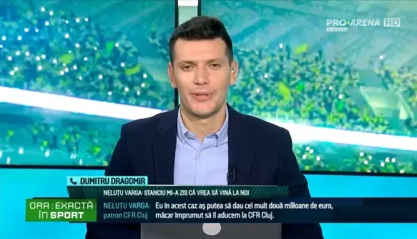 Dumitru Dragomir, la emisiunea Ora Exactă în Sport