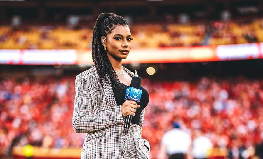 Taylor Rooks, o jurnalistă de sport din America, a devenit atracția momentului. Atleții se topesc în preajma ei_18