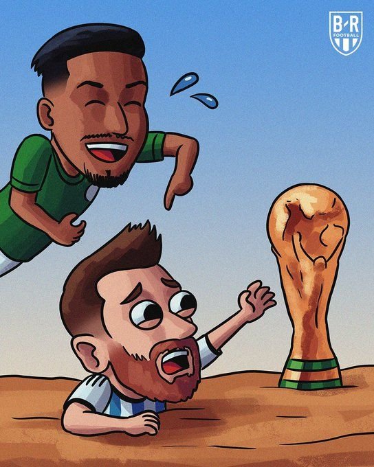 Cele mai tari meme-uri după înfrângerea istorică suferită de Argentina în fața Arabiei Saudite_3