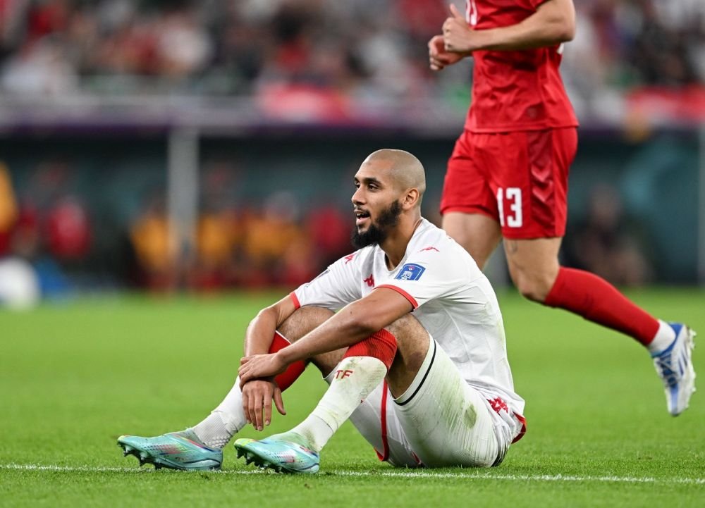Aissa Laidouni, fostul jucător al lui FC Voluntari, desemnat jucătorul meciului Danemarca - Tunisia: 