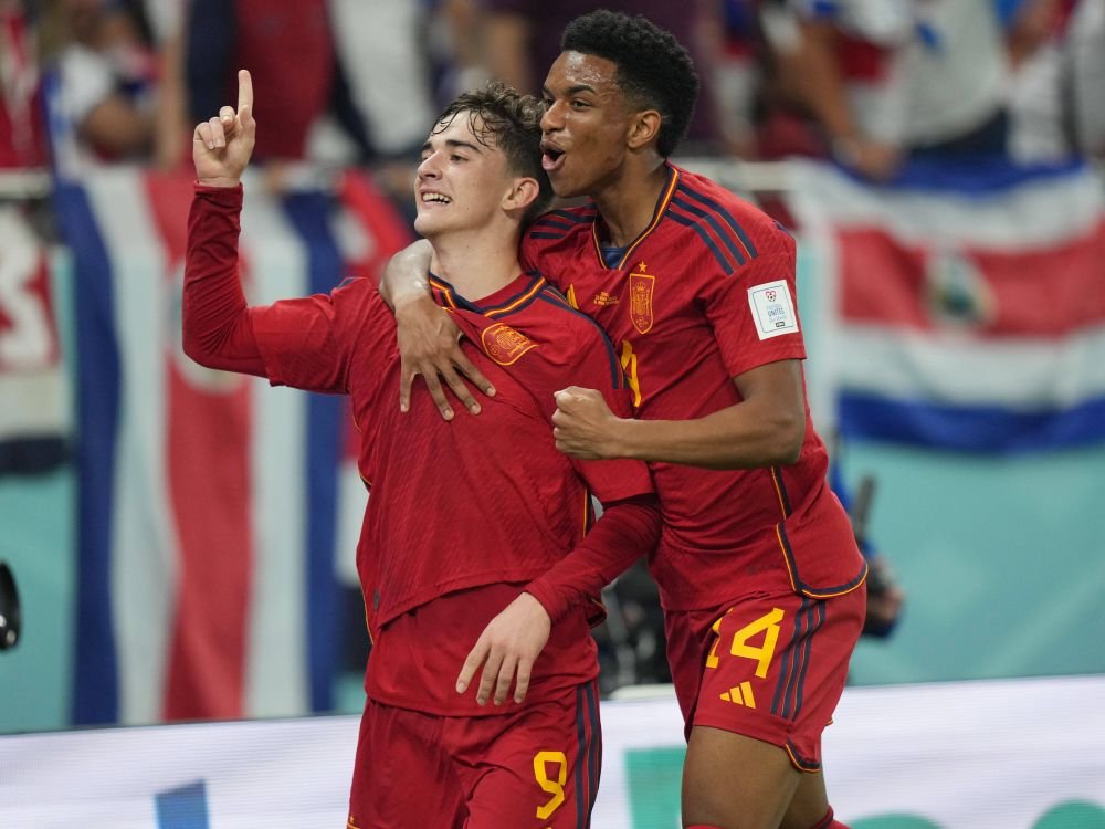 Borne uluitoare după Spania - Costa Rica 7-0: Premieră istorică pentru iberici, iar Gavi a reușit ce nu s-a mai văzut de la Pele_10