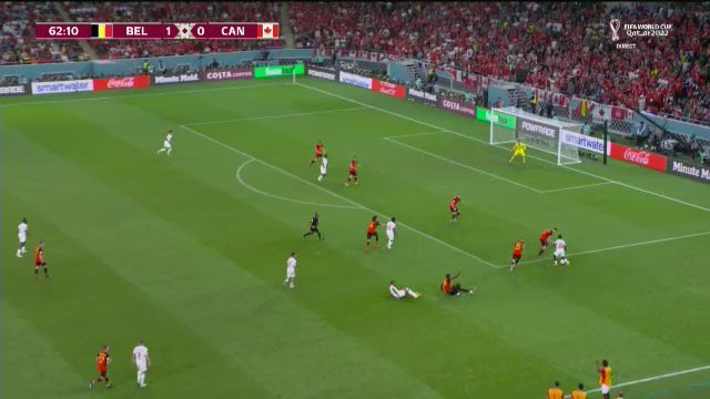 Ce a vrut să facă aici? Buchanan, șut complet ratat în Belgia - Canada_2