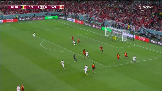 Ce a vrut să facă aici? Buchanan, șut complet ratat în Belgia - Canada_4