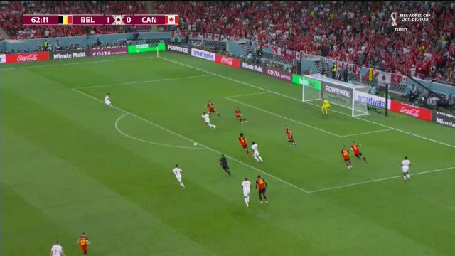 Ce a vrut să facă aici? Buchanan, șut complet ratat în Belgia - Canada_5