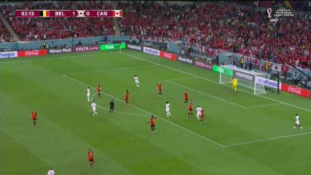 Ce a vrut să facă aici? Buchanan, șut complet ratat în Belgia - Canada_13