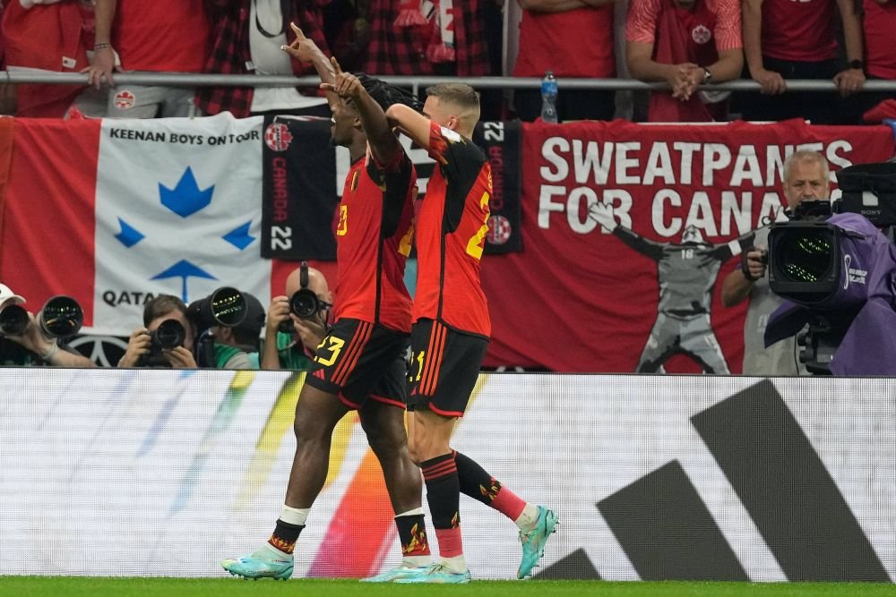 Ce a vrut să facă aici? Buchanan, șut complet ratat în Belgia - Canada_22