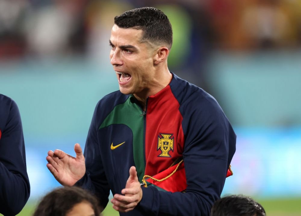 Cristiano Ronaldo, &icirc;n lacrimi &icirc;naintea meciului de debut de la Mondialul din Qatar. Imaginile emoționante cu starul portughez