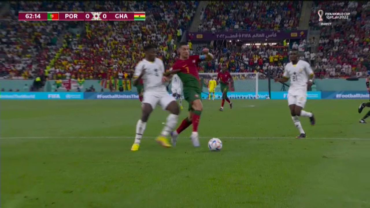 Penalty controversat? Ghanezii au protestat după ce Cristiano Ronaldo s-a prăbușit în careu_6