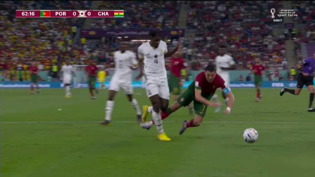 Penalty controversat? Ghanezii au protestat după ce Cristiano Ronaldo s-a prăbușit în careu_8