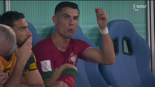 Un fotbalist ghanez i-a ”furat” celebrarea lui Ronaldo! Cum a reacționat portughezul de pe bancă_31
