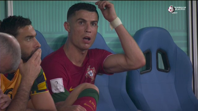 Un fotbalist ghanez i-a ”furat” celebrarea lui Ronaldo! Cum a reacționat portughezul de pe bancă_33