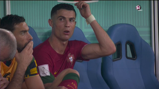 Un fotbalist ghanez i-a ”furat” celebrarea lui Ronaldo! Cum a reacționat portughezul de pe bancă_34