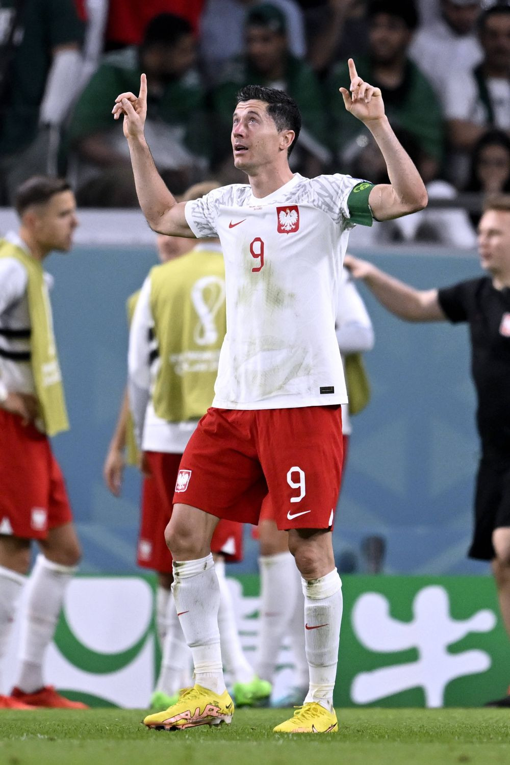 Lewandowski n-a mai putut să-și mascheze emoțiile. Cum a reacționat după primul gol la Cupa Mondială_5