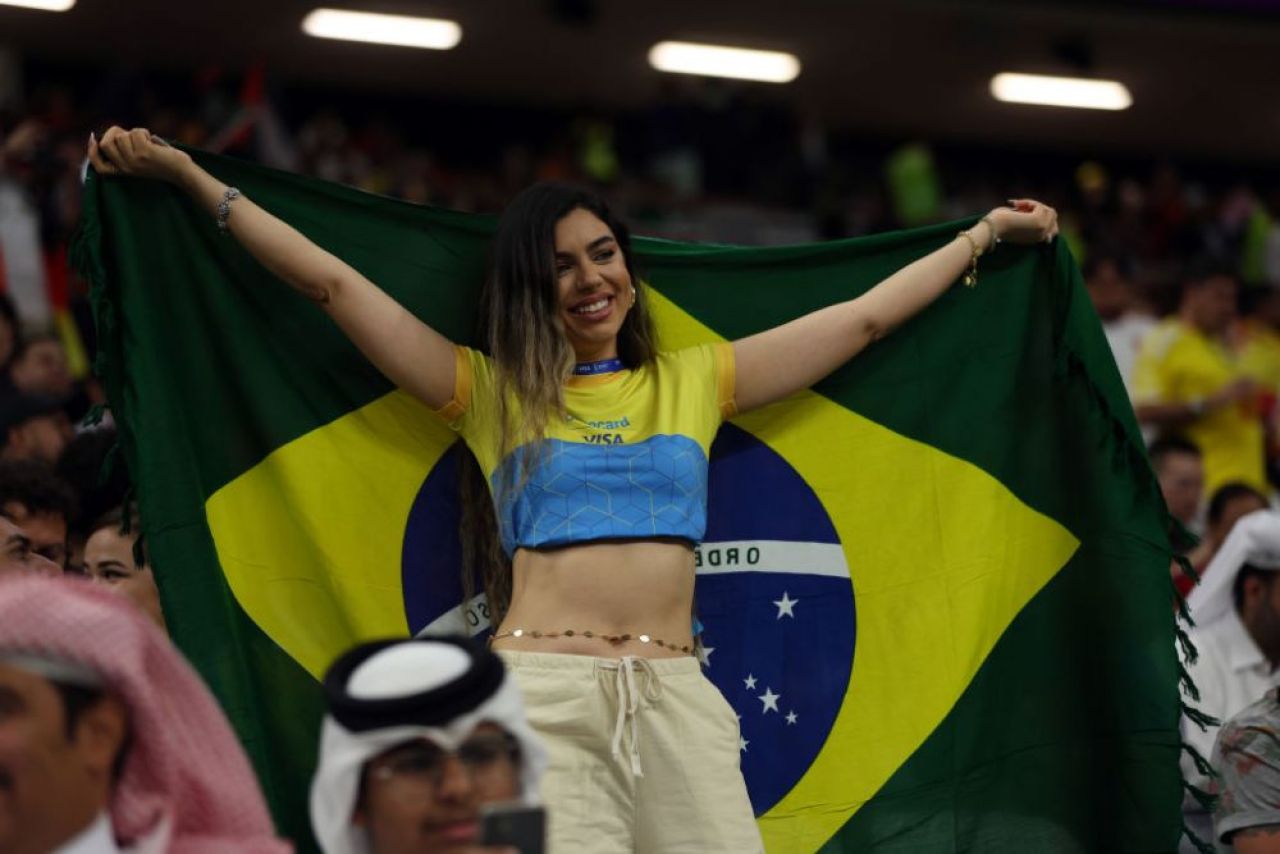 Doar braziliencele au aprins atmosfera pe stadionul 974 mai tare decât golul spectaculos al lui Casemiro_22