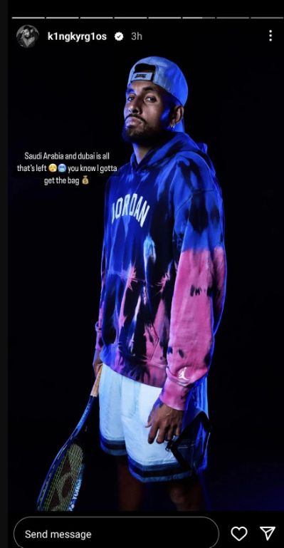 „Știți că trebuie să pun mâna pe bani!” Kyrgios a refuzat Cupa Davis pentru turneul transmis live pe VOYO_34