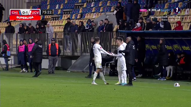 Mirel Rădoi, un car de nervi pe bancă! Ce l-a deranjat pe antrenorul Universității Craiova