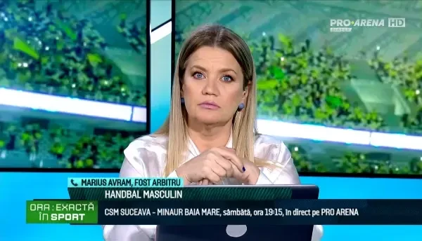 Marius Avram, la emisiunea Ora Exactă în Sport