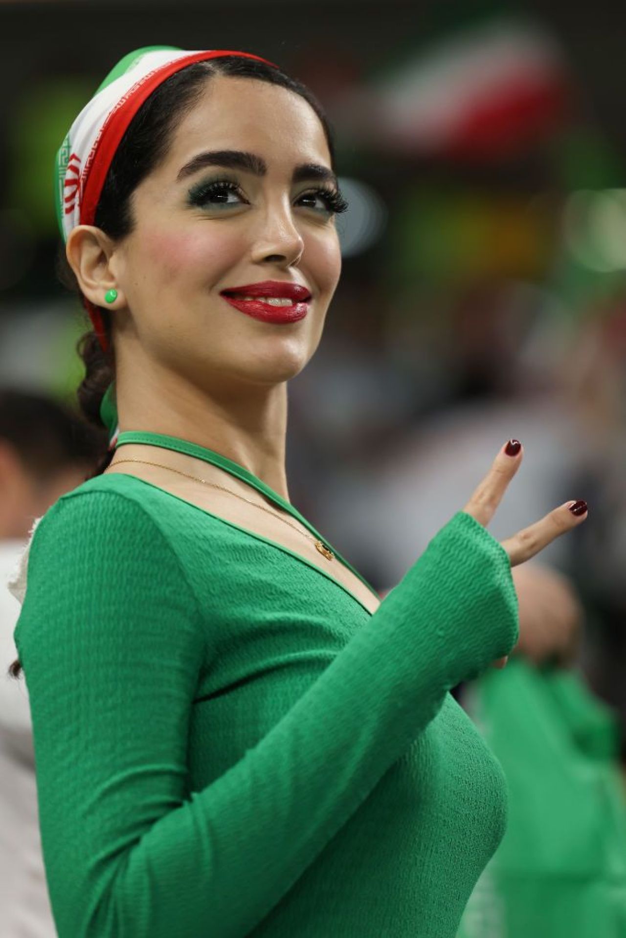 Frumusețile Campionatului Mondial din Qatar! Imagini spectaculoase cu fanele care au făcut senzație în tribune _84